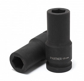 На сайте Трейдимпорт можно недорого купить Головка ударная глубокая 60мм (6гр),3/4" Partner PA-46510060. 